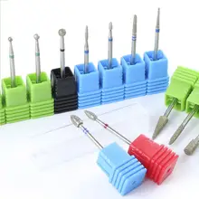 Фрез для маникюра/педикюра Поворотный Фрезерный резак Нержавеющая сталь Маникюр электрическая машинка для маникюра, машина для ногтей, фрезер файлы, аксессуары инструменты