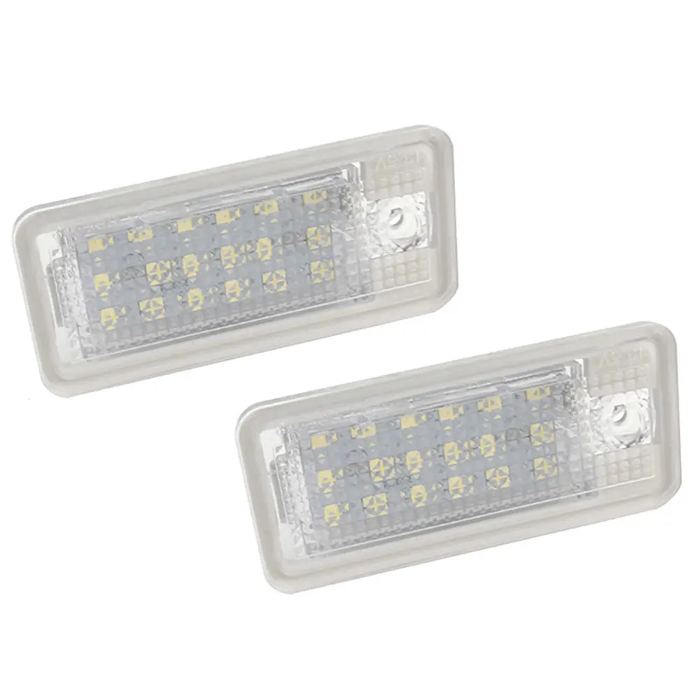 

2Pcs Canbus Auto Light LED License Plate Light Tail Light Car Styling For A3 A4 A6 A8 Q7 RS4 RS6 Car Accessories Car-Styling