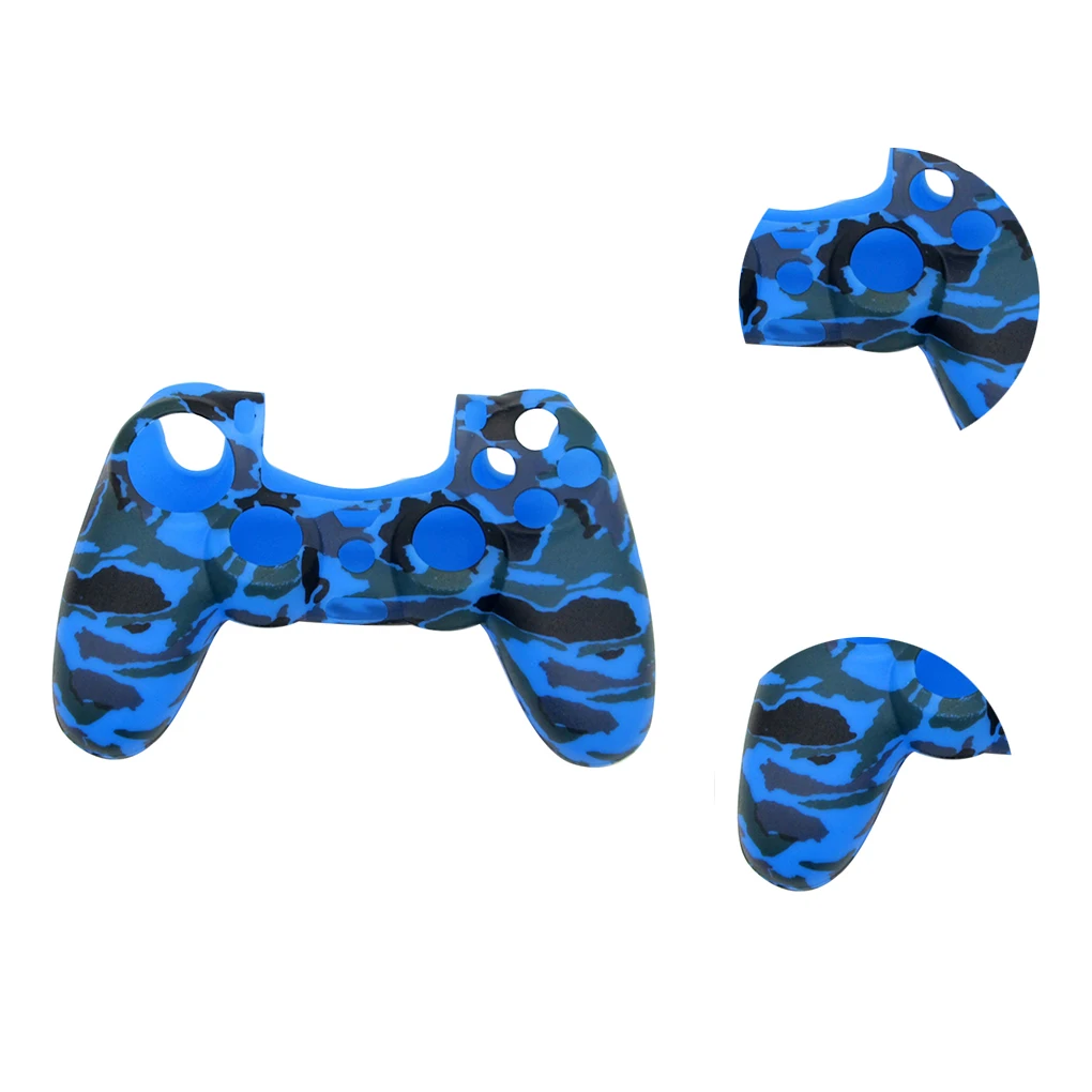 Замена для PS4 беспроводной контроллер Чехол камуфляж печати мягкий силиконовый гель кожи защитный резиновый чехол