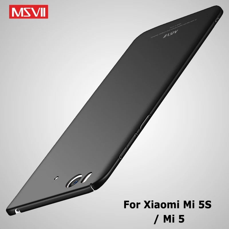 Чехол для Mi 5S Msvii Тонкие Матовые чехлы Xiaomi Mi5 S Mi5s чехол Xaomi PC 5 m5s телефонов 15&quot|cover