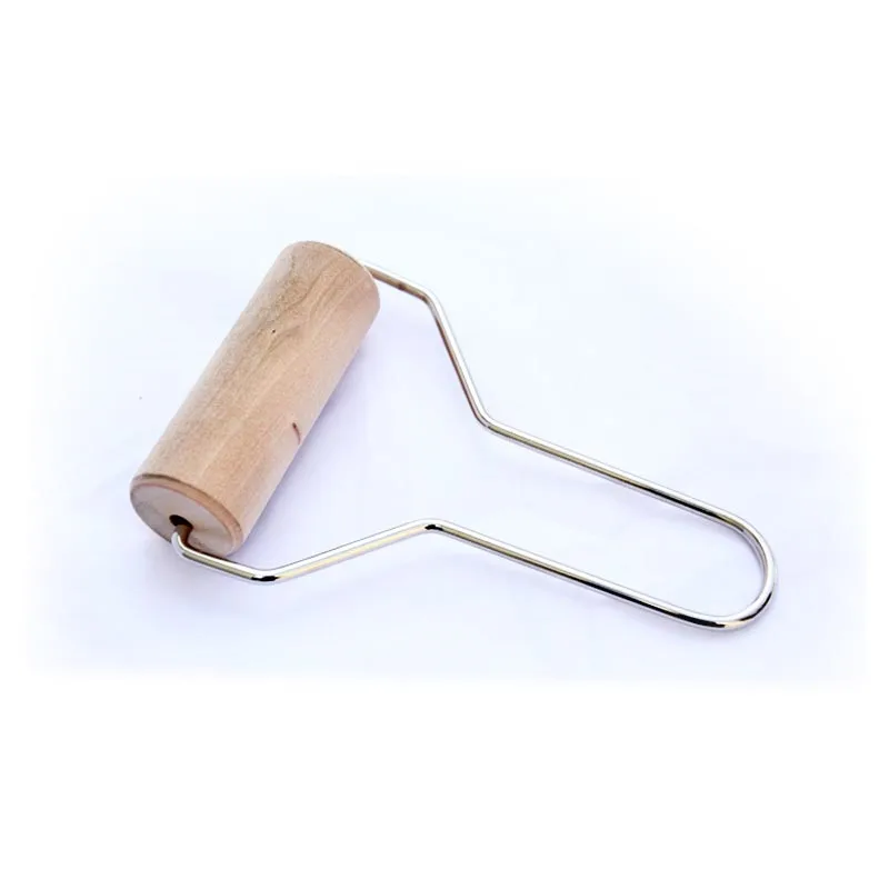 

Wood Sculpey Roller Pin Stamping Brayer Polymer Clay For Fimo Rolling Tool Kitchen Tool Clay Tools Practical