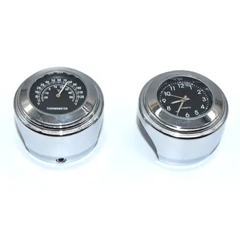 

22mm Waterproof 7/8" Motorcycle Handlebar Clock time and Temp Thermometer for YAMAHA for Harley Davidson
