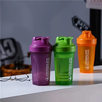 

400ML High Quality Shaker Sports Water Bottle With Stirring Ball Shaker Sports Waterbottle Eco Friendly Dropshipping