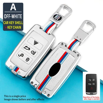 Custodia protettiva per telecomando in lega di zinco per auto per Land Rover Range Rover Sport Evoque Velar Discovery 5 2018 2019 2020 4 Custodia protettiva per telecomando in lega di zinco per auto per Land Rover Range Rover Sport Evoque Velar Discovery 5 2018 2019 2020 - Custodia protettiva per telecomando in lega di zinco per auto per Land Rover Range Rover