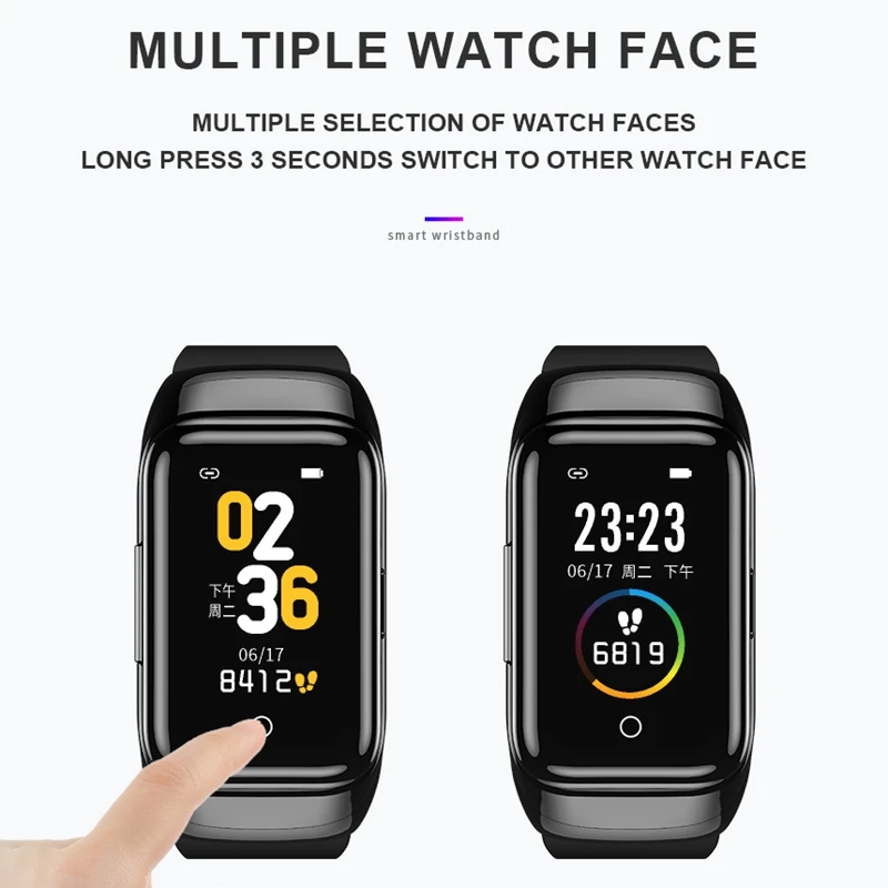 M7 2 ​​in 1 Smart Bracelet Wireless Bluetooth Headset Combination Watch Bluetooth Headset Bracelet Headset