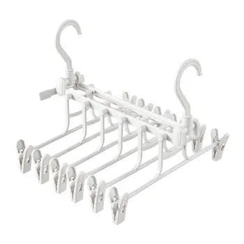 

Folding Multi-Functional Multilayer Pants Rack Cabinet Hanger Household Pants Folder Storage Rack Skirt Organizer