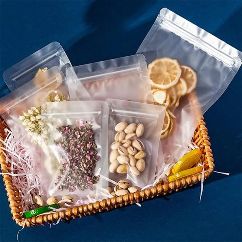 Plastic Bags Snack Bag Organizer Clear Ziplock Bags Packaging