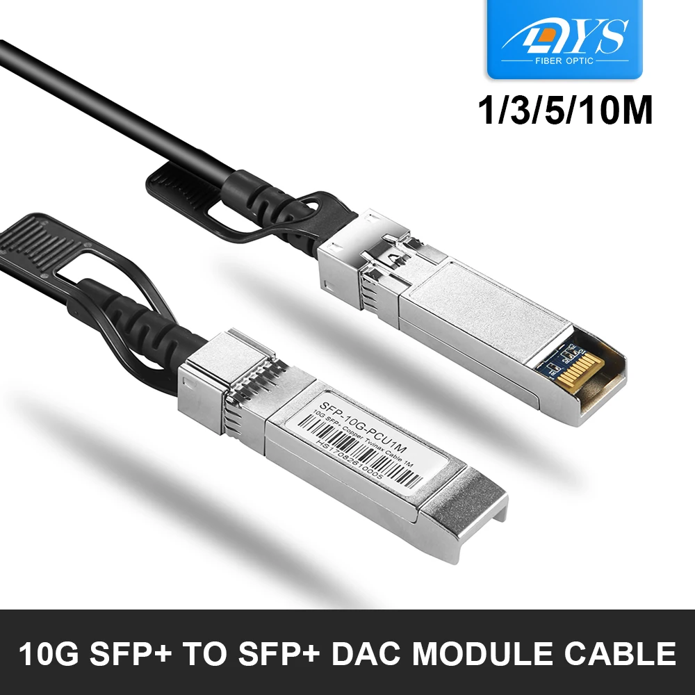 Кабель SFP 1 м/3 м/5 м/10 м + 10 Гб DAC модуль 10G пассивное прямое подключение медный кабель