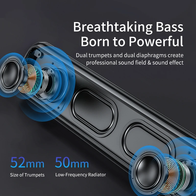 Awei Y333 Portable Bluetooth Speakers 