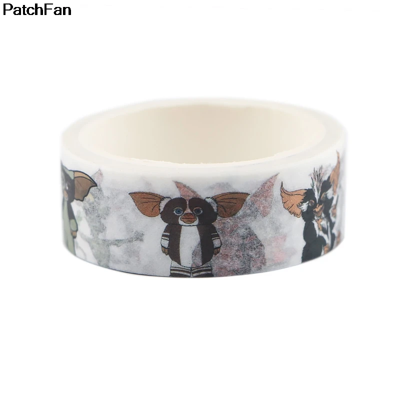 Patchfan мультфильм гремлинс забавные DIY Скрапбукинг липкий клей Васи бумага маскирующая лента печатные узоры наклейки A2516