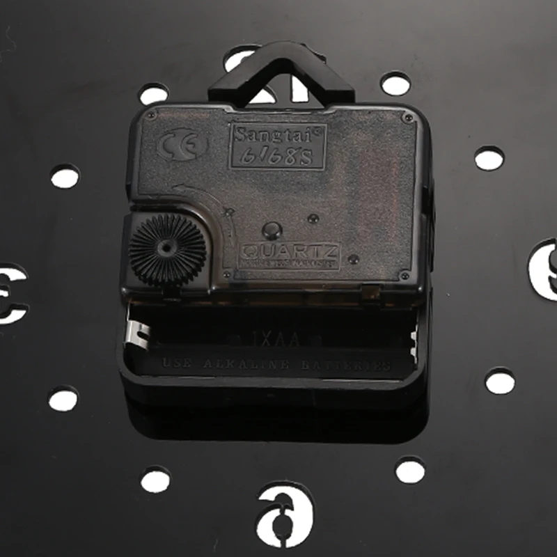 Современный дизайн настенные часы форма кофейной чашки DIY зеркальные настенные наклейки часы для гостиной художественные часы
