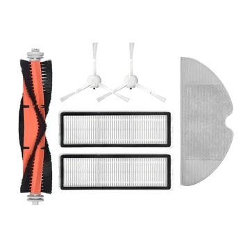 

6Pcs New Main Brush Hepa Filter Side Brush Mop Cloth Cleaning Tool Kit for Dreame F9 Vacuum Cleaner Accessories