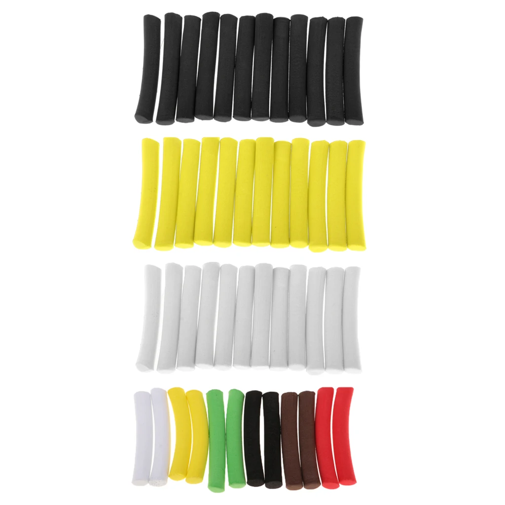 Perfeclan 48 Pieces EVA Carp Fishing Foam Sticks Floats Making Fly Tying Rig Accessories 50mm | Спорт и развлечения