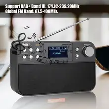 Z3 DAB+ FM цифровое вещание черно-белый дисплей 240x320 радио цифровое радио lcd Яркость Регулировка мини радио dab радио