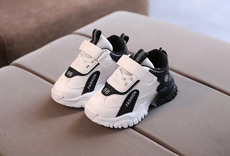 Size 21-30 Children Casual Sport Sneakers Boys Girls Baby Wear-resistant Running Shoes Kids Lightweight Anti-slip Toddler Shoe slippers for boy