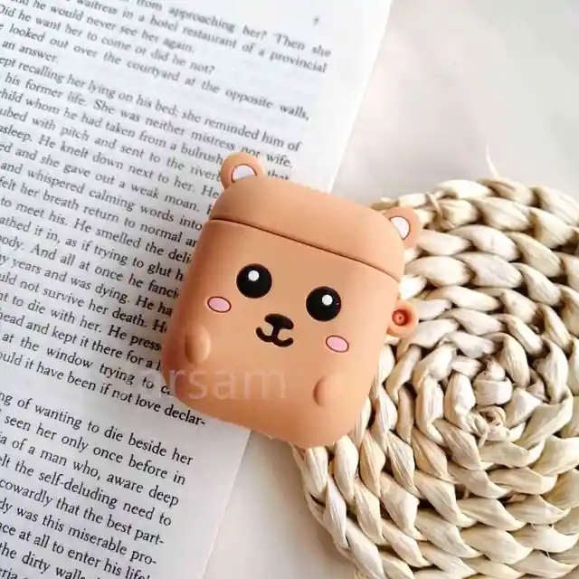 Cartoon For airpods case Silicone Cover For airpods Case Cute Earphone 3D Headphone case Protective Gophers