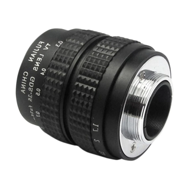 Объектив с C-образным креплением 35 мм F/1 7 переходным кольцом для Canon EOSM / M2 M3 |
