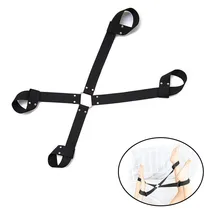 Nylon Handcuffs Ankle Cuffs Cross Tied Hand On Back restraint BDSM Sex Game Bondage Gear Fetish Adult Games Sex Toys for Couples