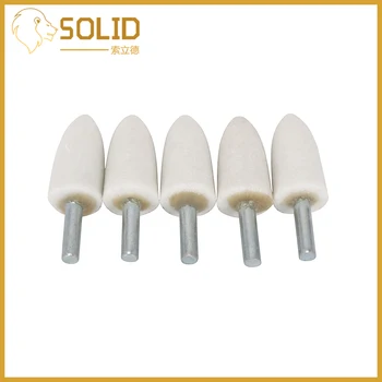 

Ceramic Grinding Head Shank 6mm Bullet Polishing Point Grinding Dremel Rotary Tools for Metal Wood 20Pcs White Corundum