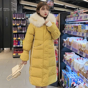 

2020 Jacket Women Winter Outerwear Coat Thick Warm Cotton Padded Casual Long Jackets Parkas Overcoat