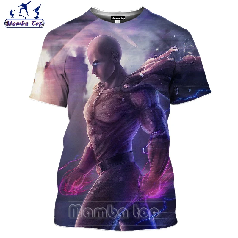 Anime One Punch Man 3D T Shirt Women Men Boys Girls Summer Short Sleeve  Funny Tshirt Graphic Tees Saitama Oppai Cosplay 