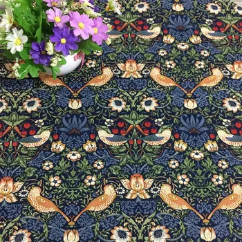 

Vintage pattern Cotton Fabric For Sewing Fat Quilting Patchwork Doll baby Kids Bedding 100*110cm