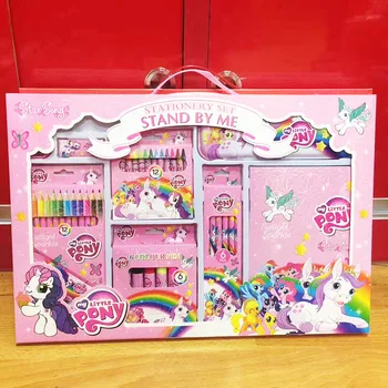 

Student stationery set children's luxury painting color pen set box creative cartoon stationery gift box school gift