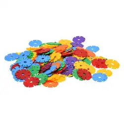 118 шт цветные детские игрушки подарок Снежная Форма строительные блоки пластиковые игрушки-головоломки