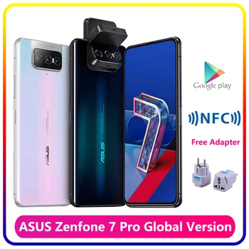 Перейти на Алиэкспресс и купить Смартфон ASUS Zenfone 7 Pro, 8 Гб RAM, 256 ГБ ROM, Snapdragon 865 Plus, 5000 мАч, NFC, Android Q, 90 Гц, глобальная версия 5G телефона