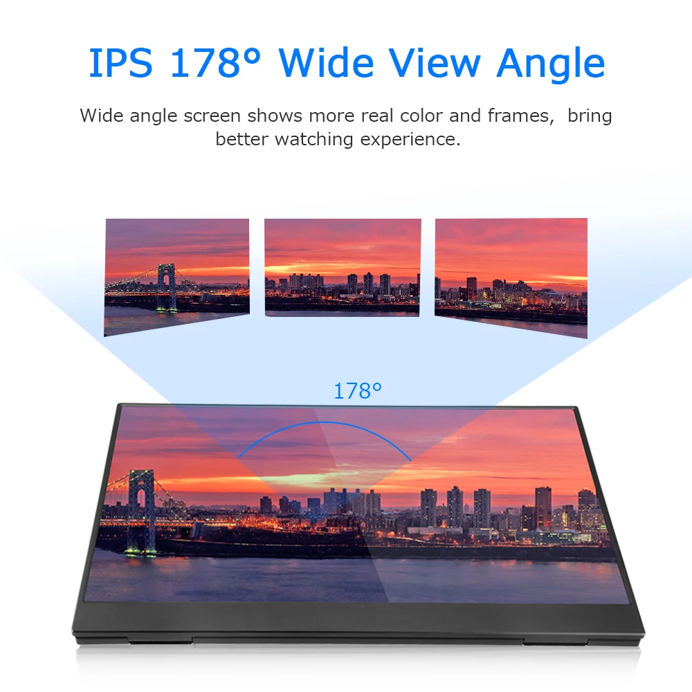 EYOYO EM15R Portable Monitor 15 6 LED USB Type C Hdmi gaming monitor ips 1920X1080 FHD 2