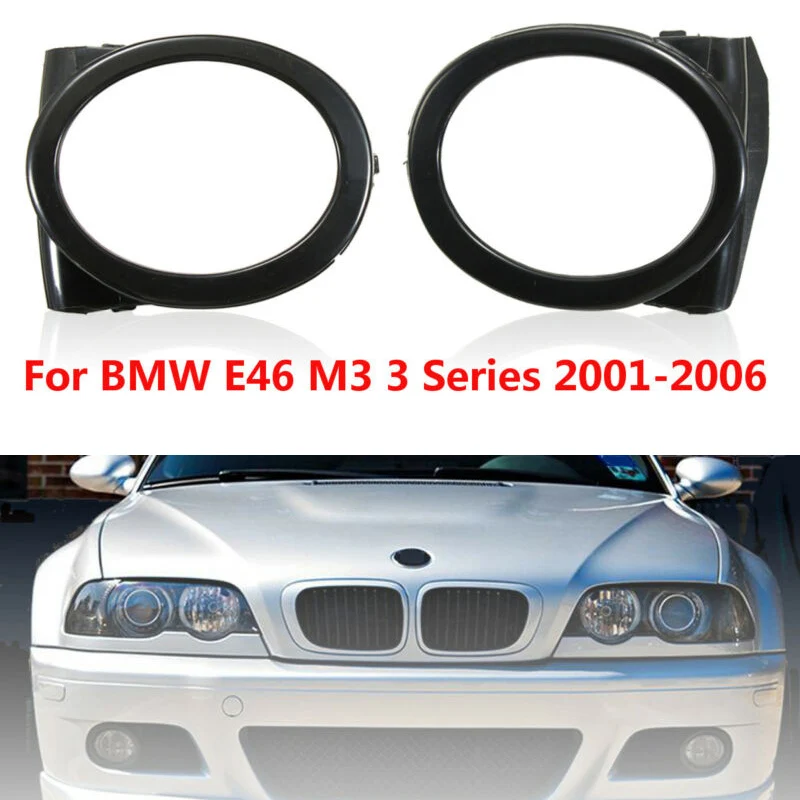 Внешняя противотуманная светильник панель молдинги ABS отделка переднего бампера