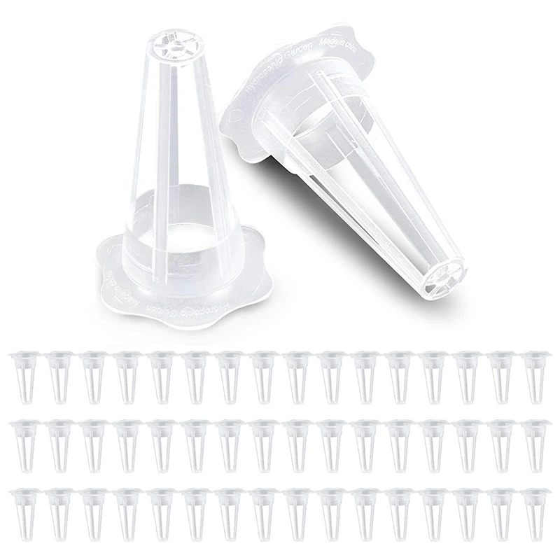 50 Plant Baskets Pod-Shaped Plastic Slotted Net Cups Suitable for AeroGarden Hydroponics Planting Systems | Дом и сад
