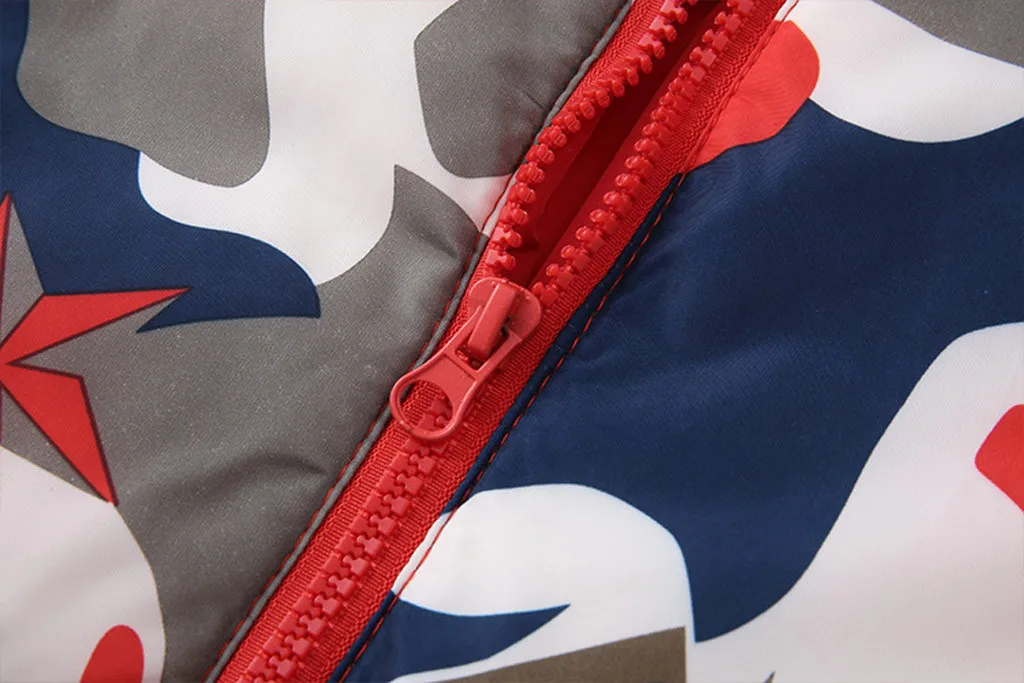 TELOTUNY для мальчиков и девочек; Детские плотные теплые камуфляжные пальто с капюшоном; детская толстовка; куртка; детская ветрозащитная верхняя одежда; ZS05