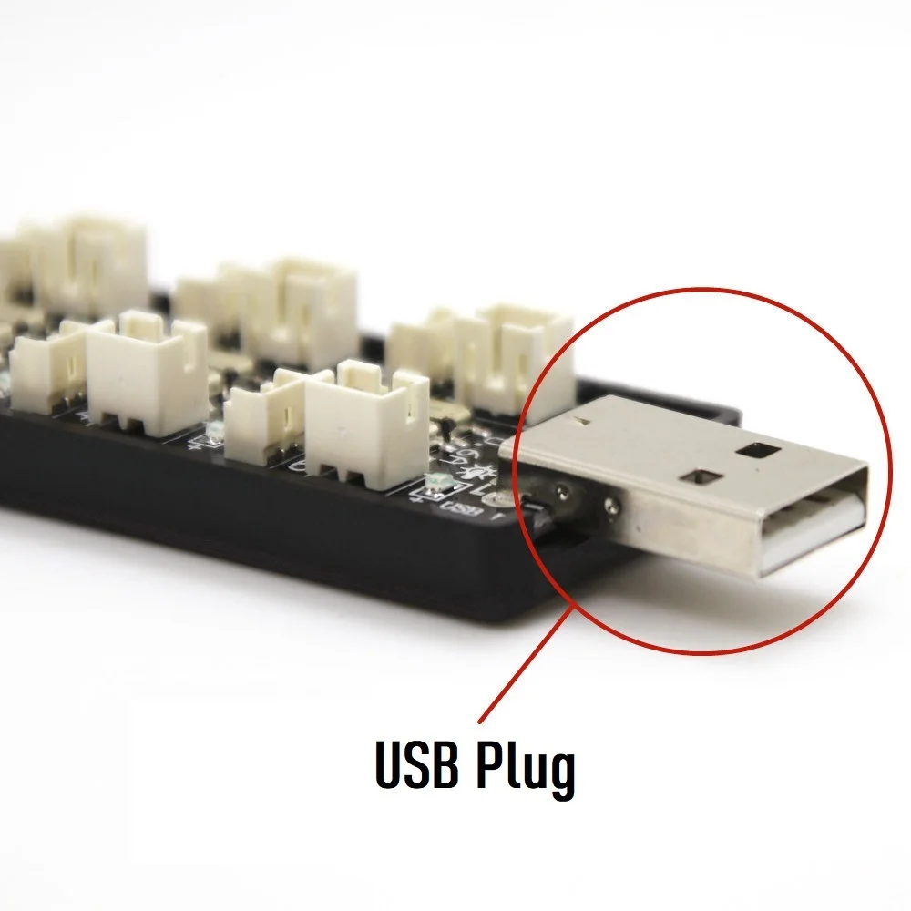 Chargeur Lipo LiHv 1S 6CH USB 4.35V pour Batteries RC