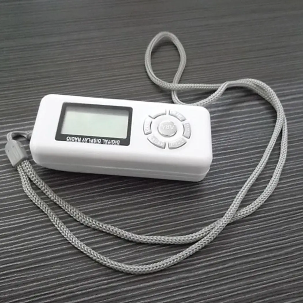 Цифровое радио FM Частотный цифровой дисплей 3V lcd 85dB 30g 88-108 MHZ Экран один щелчок