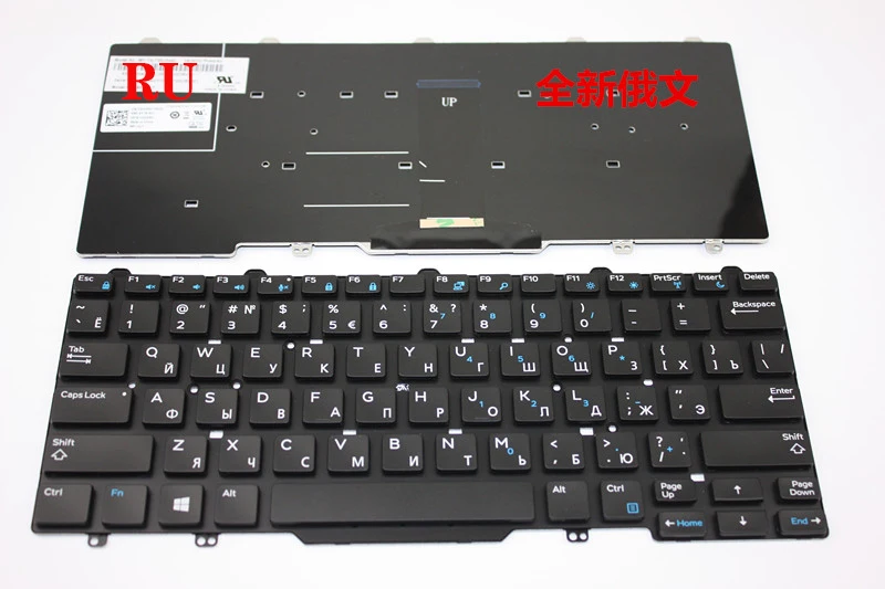Новая клавиатура для DELL Latitude E3340 3340 E5450 E7450 E5470 7470 E5550 E5570 Латинский Испанский/японский/русский/США/французский/Турецкий - Цвет: Фиолетовый