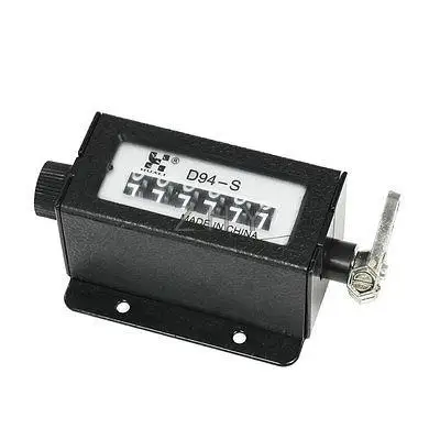 

Mechanical Rotary Knob 6 Digits 0-999999 Resettable Stroke Pull Counter