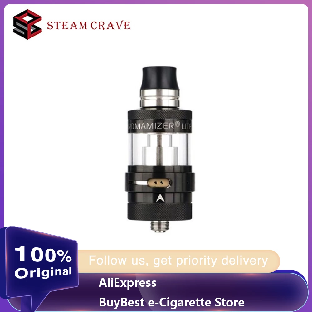 Оригинальный паровой ароматизатор Lite RTA V1.5 3,5 мл E-cig распылитель для DTL & MTL Vaping 23 мм RTA Танк Vs Zeus X/Drop Dead