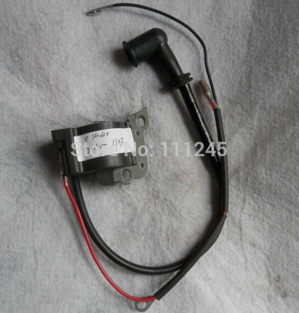 

139F IGNITION COIL FOR CHINESE139FA 4 STROKE MINI TRIMMER BRUSHCUTTERS IGNITER ARMATURE MODULE IGNITOR STATOR FREE SHIPPING