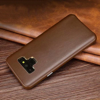 

Soft Genuine Sheep Leather Case For Samsung Galaxy Note 9 Note 8 Luxury Good Touch Shockproof Phone Cases Back Cover Note9 Note8