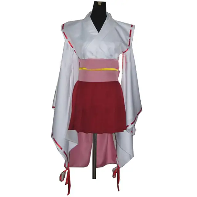2020 Japanese Anime Inuyasha Miko Kikyō Kimono Shrine Maiden Carnival  Halloween Cosplay Costume Dress Set - Cosplay Costumes - AliExpress