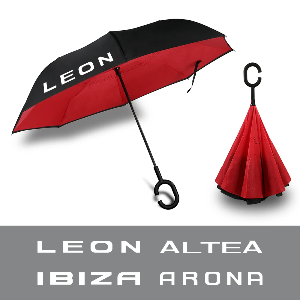 Paraguas doble capa para coche, accesorio para Seat Altea Ateca Leon| | - AliExpress