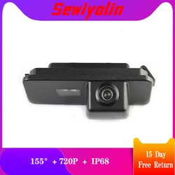 Cámara de visión trasera de coche, dispositivo con línea de trayectoria dinámica HD 4089T, para Volkswagen VW Passat B7 B6 Golf 4 5 Polo Phaeton Seat