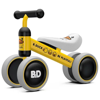

Music Small Yellow Duck Balance Car Children Aged 1-2 Years Baby Luge Non-Pedal Infant Scooter Learner Toy