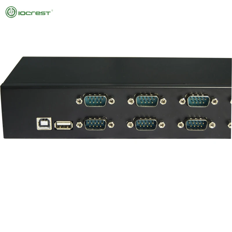 IOCREST USB 2,0 до 16 портов RS232 DB9 9pin конвертер последовательный адаптер мультипликатора контроллер концентратор ftdi чипсет