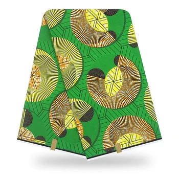 

Veritable Cotton Fabrics African Wax Print Fabric 6 Yards Real Ankara Fabric High Quality Wedding Dress Material VS14-94