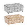 Shiny Tissue Box Elegant Napkin Holder for Living Room Bathroom Office Bar 4