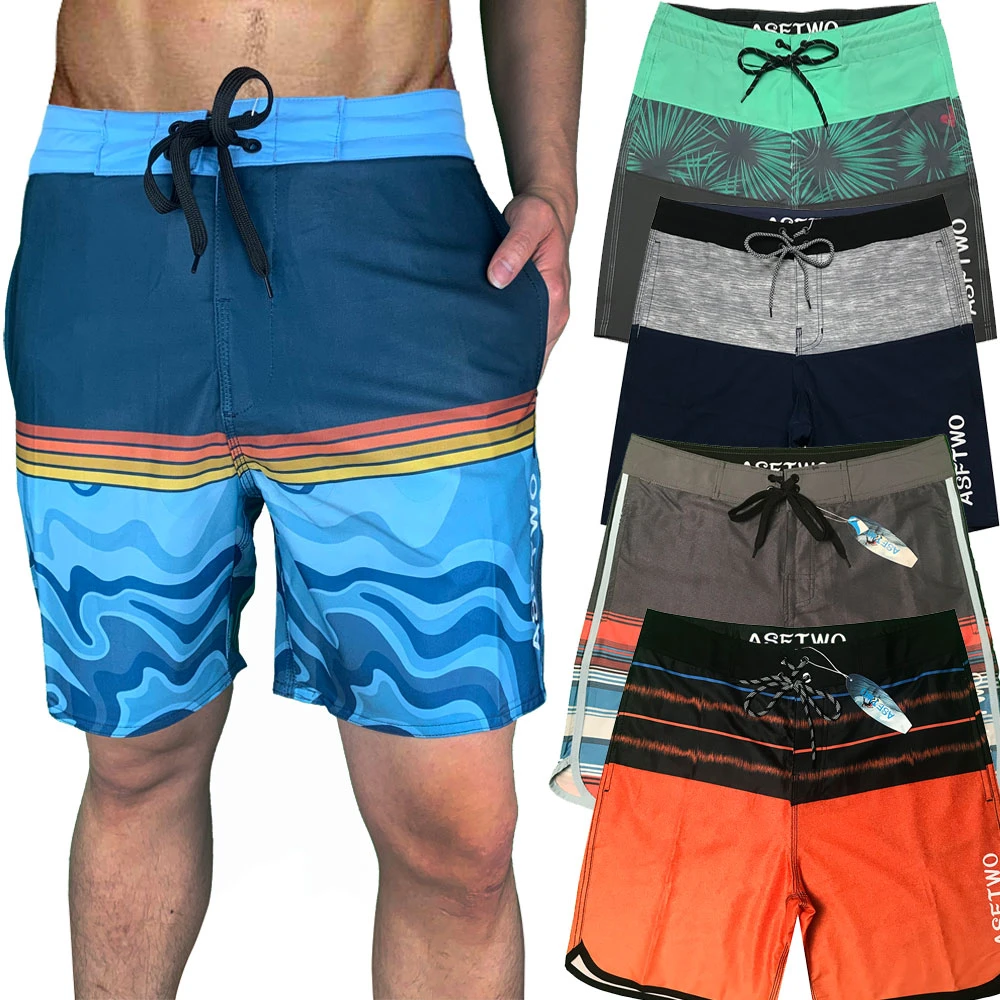 de playa para hombre, ropa baño para correr, para gimnasio|Pantalones cortos de surf y - AliExpress