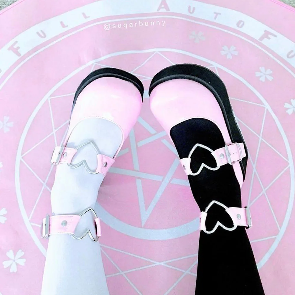 Brand Design Quality upgrade Gothic Style Lolita Girl Fashion Women Mary Jane Shoes 2022 Spring Platform Pumps Big Size 43 | Обувь