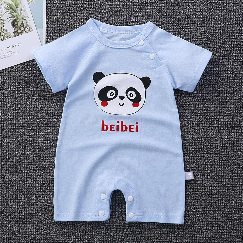 vintage Baby Bodysuits 2022 Cotton Baby romper Short Sleeve baby clothing One Piece Summer Unisex Baby Clothes Newborn girl and boy jumpsuits black baby bodysuits	 Baby Rompers